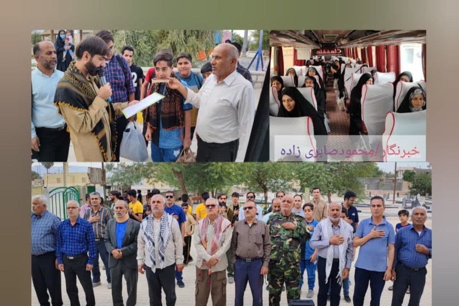 کاروان راهیان مکتب شهید سلیمانی از لامرد به کرمان اعزام شدند