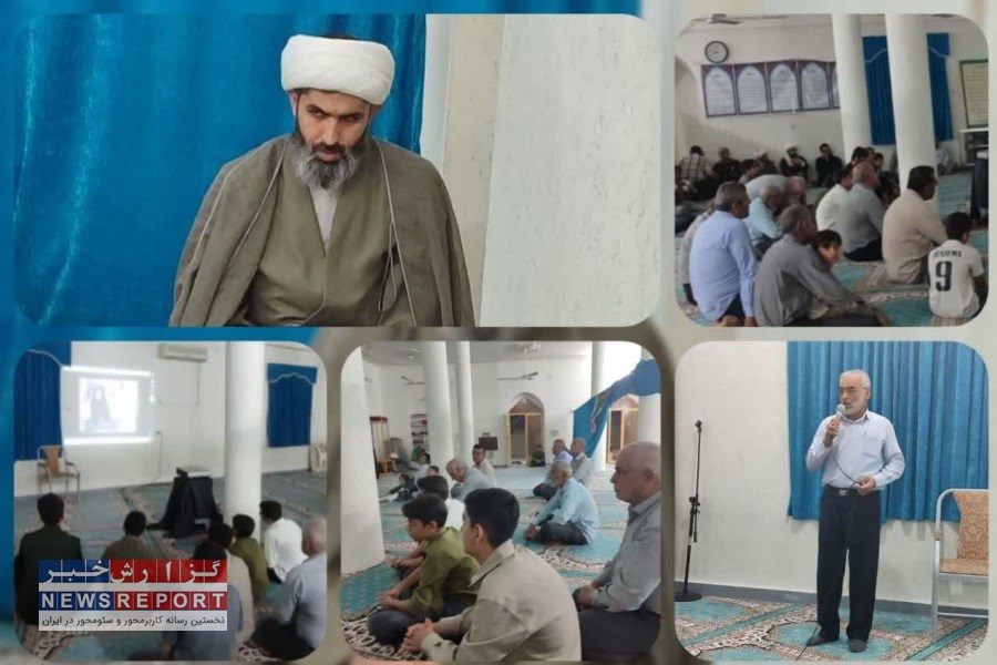 مراسم یادبود شهید جنگاور در لامرد