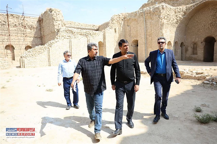 مسیر دسترسی گردشگری در کاخ اردشیر(آتشکده) فیروزآباد ساخته خواهد شد