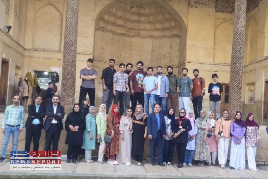 برپایی تور گردشگری ویژه دانشجویان خارجی دانشگاه علوم پزشکی شیراز