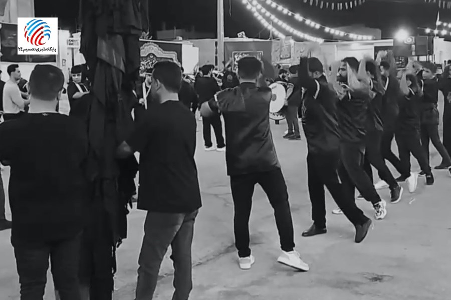 شور حسینی در اشکنان: عشق و ارادت جوانان به امام حسین (ع)