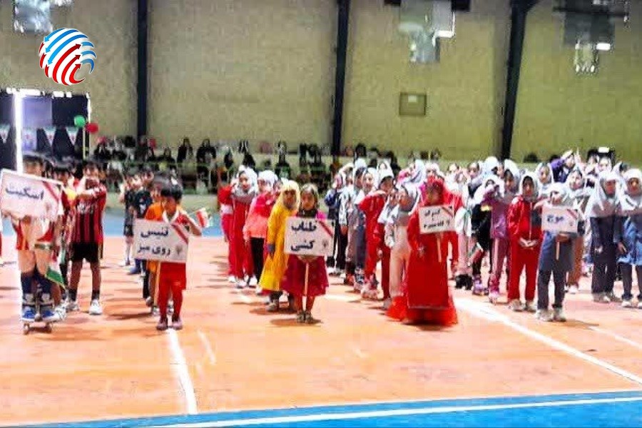 افتتاحیه المپیاد بازی‌های بومی‌محلی و نمایشگاه صنایع‌دستی در دبستان امام جواد(ع) لامرد